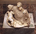 Gian Lorenzo Bernini The Goat Amalthea with the Infant Jupiter and a Faun painting